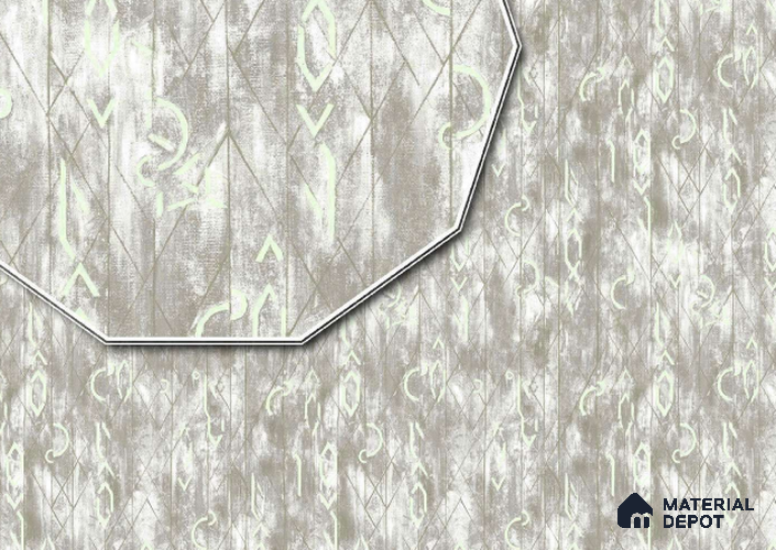 23744 | 10 Meter x 21 Inches Geometric Look Wallpaper - 57.05 Sq. Ft. | Minimum 15% wastage during installation