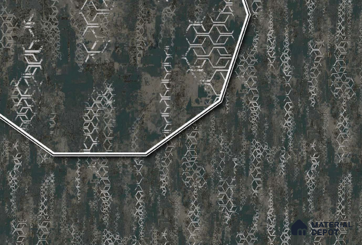 23745 | 10 Meter x 21 Inches Patterned Look Wallpaper - 57.05 Sq. Ft. | Minimum 15% wastage during installation