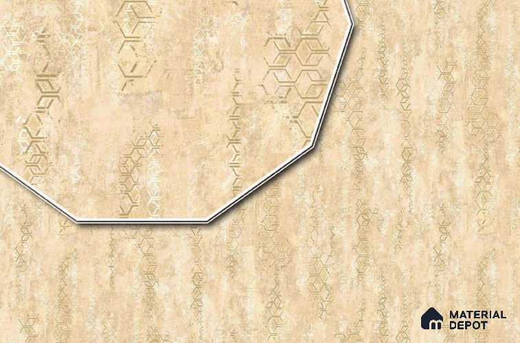 23747 | 10 Meter x 21 Inches Patterned Look Wallpaper - 57.05 Sq. Ft. | Minimum 15% wastage during installation
