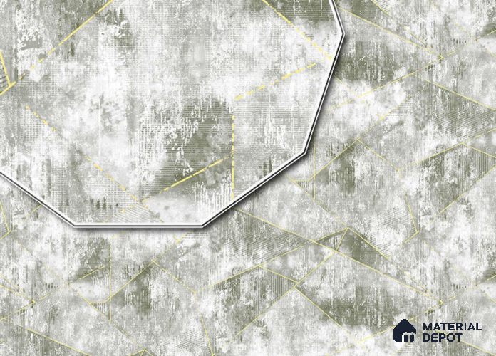 23760 | 10 Meter x 21 Inches Geometric Look Wallpaper - 57.05 Sq. Ft. | Minimum 15% wastage during installation