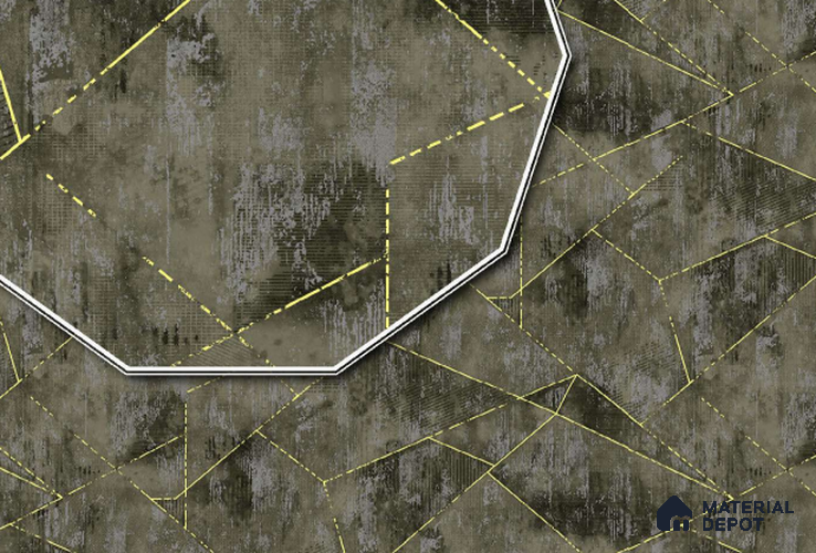 23761 | 10 Meter x 21 Inches Geometric Look Wallpaper - 57.05 Sq. Ft. | Minimum 15% wastage during installation