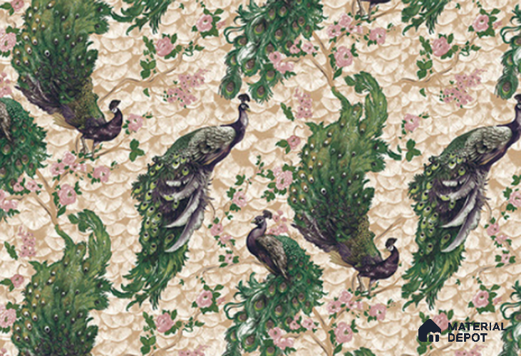 23816 | 10 Meter x 21 Inches Animal Print Look Wallpaper - 57.41 Sq. Ft. | Minimum 15% wastage during installation