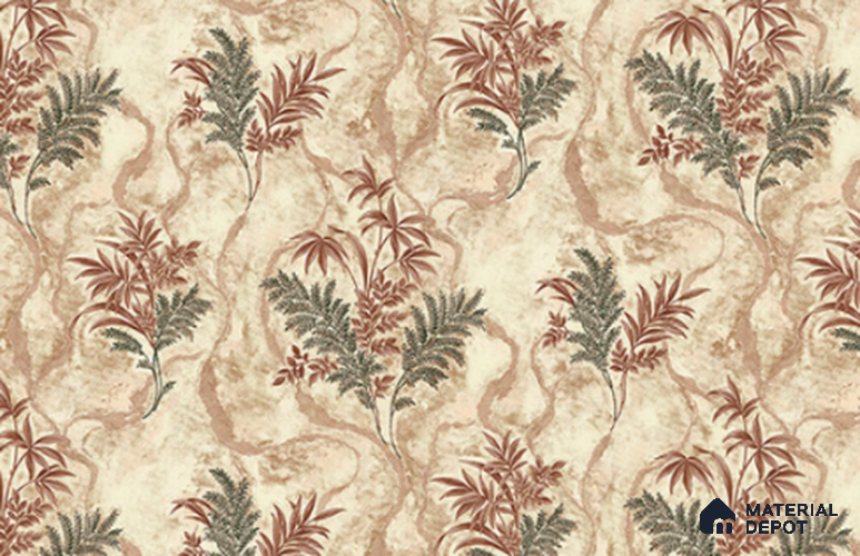 23846 | 10 Meter x 21 Inches Florals Look Wallpaper - 57.41 Sq. Ft. | Minimum 15% wastage during installation