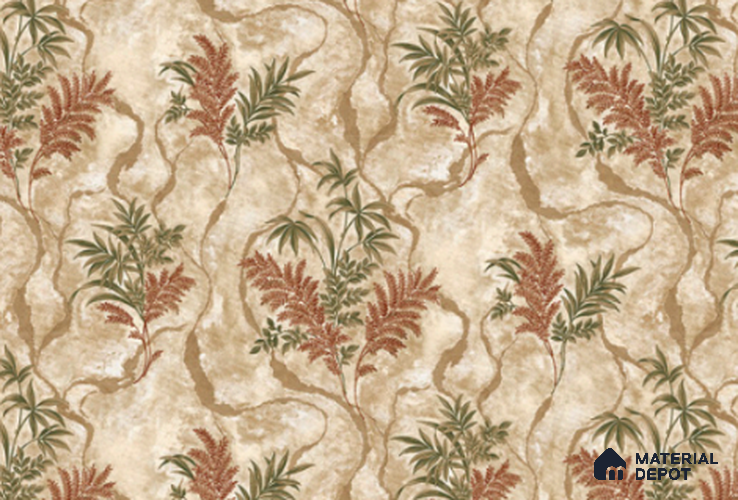 23848 | 10 Meter x 21 Inches Florals Look Wallpaper - 57.41 Sq. Ft. | Minimum 15% wastage during installation