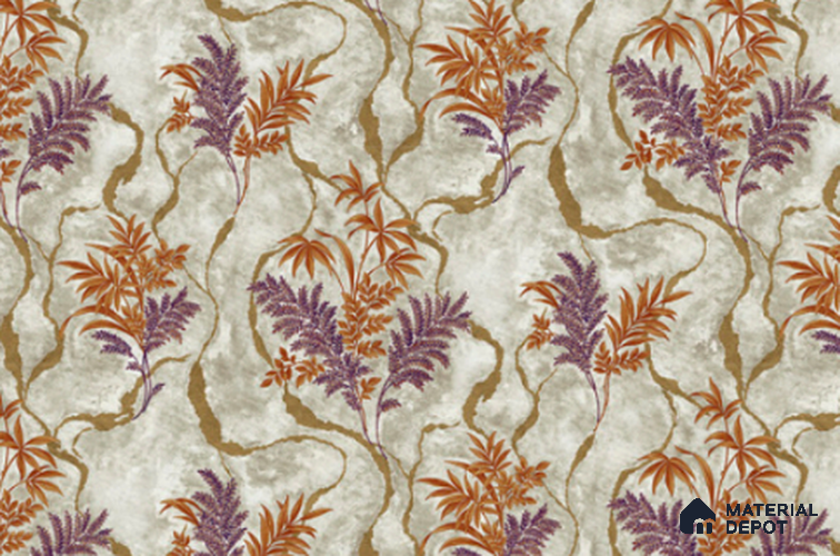 A close-up of a23849 | 10 Meter x 21 Inches Florals Look Wallpaper -57.41 Sq. Ft.  available at Material Depot in Bangalore