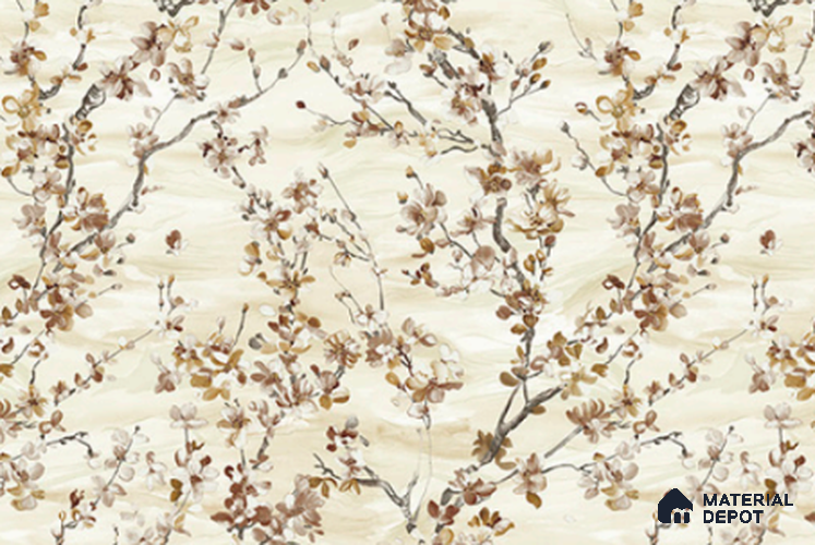 A close-up of a23851 | 10 Meter x 21 Inches Florals Look Wallpaper -57.41 Sq. Ft. available at Material Depot in Bangalore