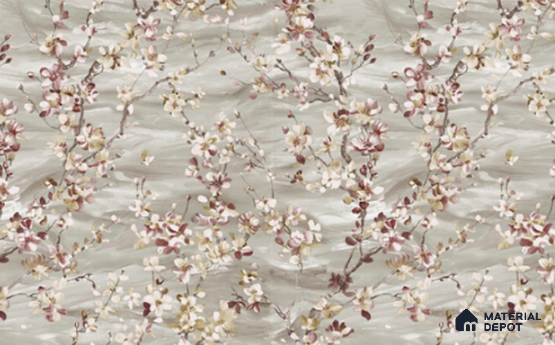 23855 | 10 Meter x 21 Inches Florals Look Wallpaper - 57.41 Sq. Ft. | Minimum 15% wastage during installation
