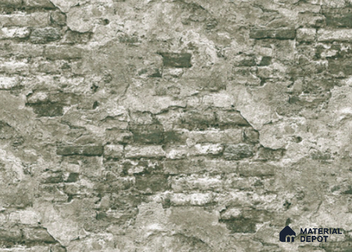 23872 | 10 Meter x 21 Inches Brick Look Wallpaper - 57.41 Sq. Ft. | Minimum 15% wastage during installation