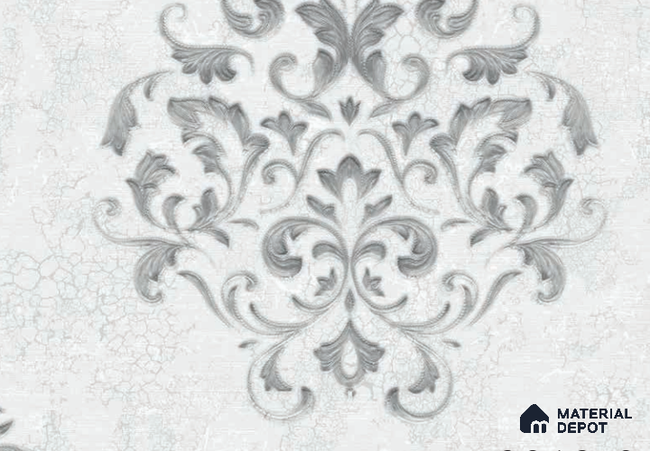 3013-06 | 5 Meter x 42 Inches Damask Look Wallpaper - 57.41 Sq. Ft. | Minimum 15% wastage during installation