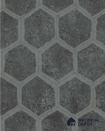 39024 | 10 Meter x 21 Inches Geometric Look Wallpaper - 57.37 Sq. Ft. | Minimum 15% wastage during installation