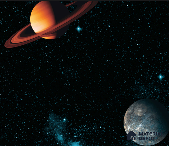 5164-1 | 4 Meter x 42 Inches Space Look Wallpaper - 45.94 Sq. Ft. | Minimum 15% wastage during installation