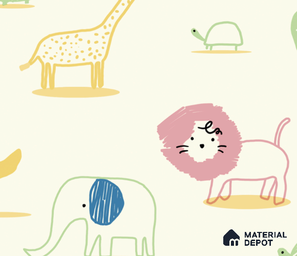 5187-2 | 4 Meter x 42 Inches Animal Print Look Wallpaper - 45.94 Sq. Ft. | Minimum 15% wastage during installation