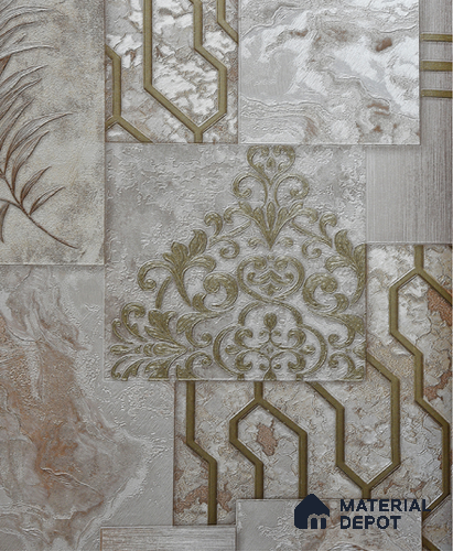 6015 | 10 Meter x 21 Inches Patterned Look Wallpaper - 57.05 Sq. Ft. | Minimum 15% wastage during installation