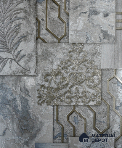 6017 | 10 Meter x 21 Inches Patterned Look Wallpaper - 57.05 Sq. Ft. | Minimum 15% wastage during installation