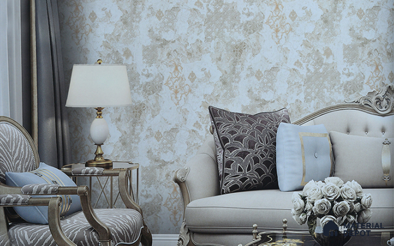 6025 | 10 Meter x 21 Inches Patterned Look Wallpaper - 57.05 Sq. Ft. | Minimum 15% wastage during installation