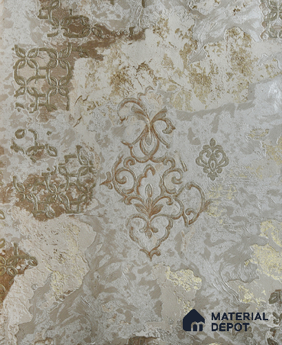 6028 | 10 Meter x 21 Inches Patterned Look Wallpaper - 57.05 Sq. Ft. | Minimum 15% wastage during installation