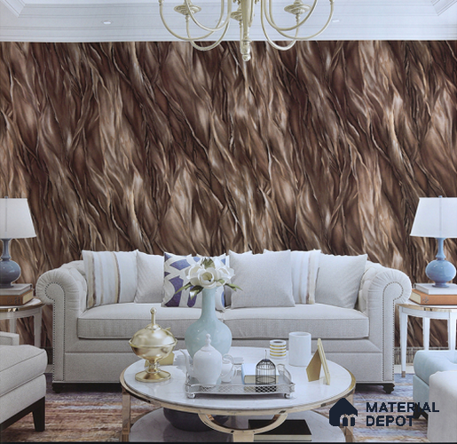 6032 | 10 Meter x 21 Inches Patterned Look Wallpaper - 57.05 Sq. Ft. | Minimum 15% wastage during installation