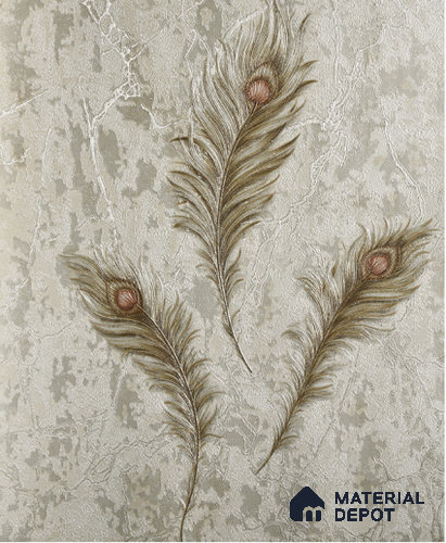 6037 | 10 Meter x 21 Inches Florals Look Wallpaper - 57.05 Sq. Ft. | Minimum 15% wastage during installation