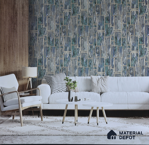 6054 | 10 Meter x 21 Inches Patterned Look Wallpaper - 57.05 Sq. Ft. | Minimum 15% wastage during installation