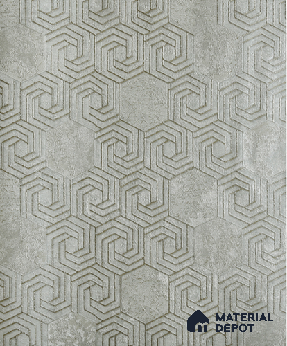 6063 | 10 Meter x 21 Inches Geometric Look Wallpaper - 57.05 Sq. Ft. | Minimum 15% wastage during installation