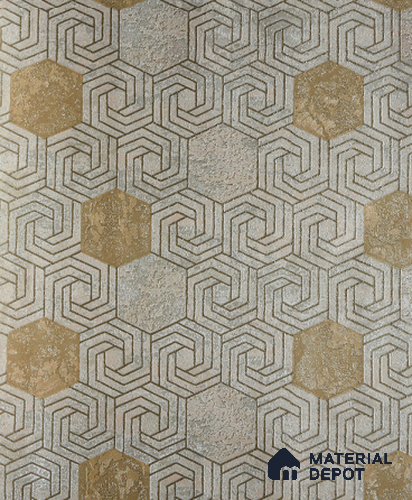 6064 | 10 Meter x 21 Inches Geometric Look Wallpaper - 57.05 Sq. Ft. | Minimum 15% wastage during installation