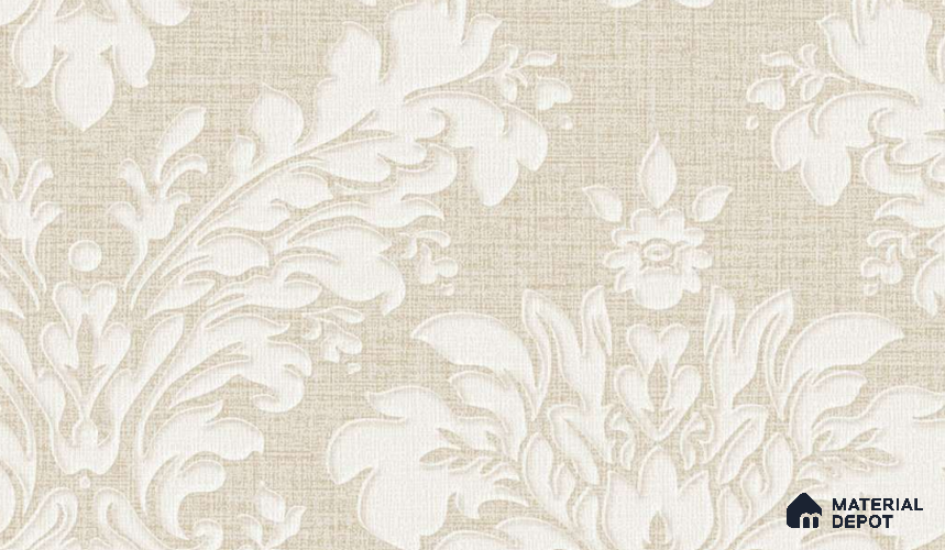 6840-2 | 5 Meter x 42 Inches Damask Look Wallpaper - 57.41 Sq. Ft.
