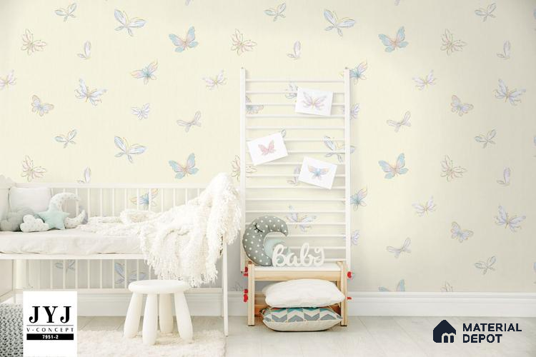 7951-2 | 5 Meter x 42 Inches Patterned Look Wallpaper - 57.41 Sq. Ft. | Minimum 15% wastage during installation