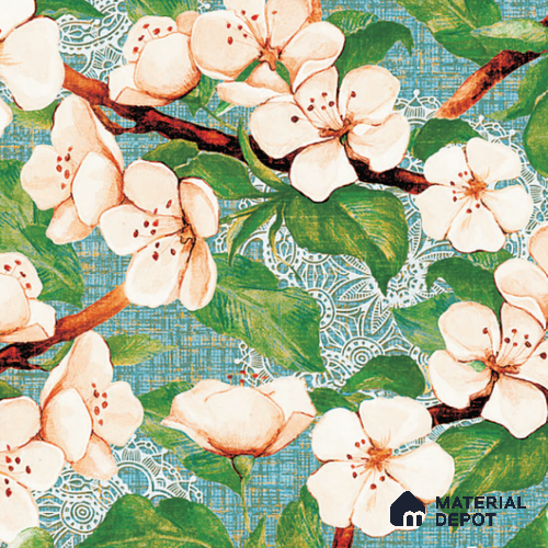 8011 | 10 Meter x 21 Inches Florals Look Wallpaper - 57.37 Sq. Ft. | Minimum 15% wastage during installation