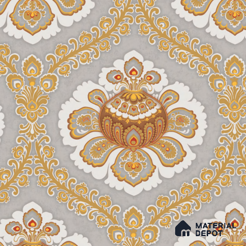 8040 | 10 Meter x 21 Inches Patterned Look Wallpaper - 57.37 Sq. Ft. | Minimum 15% wastage during installation