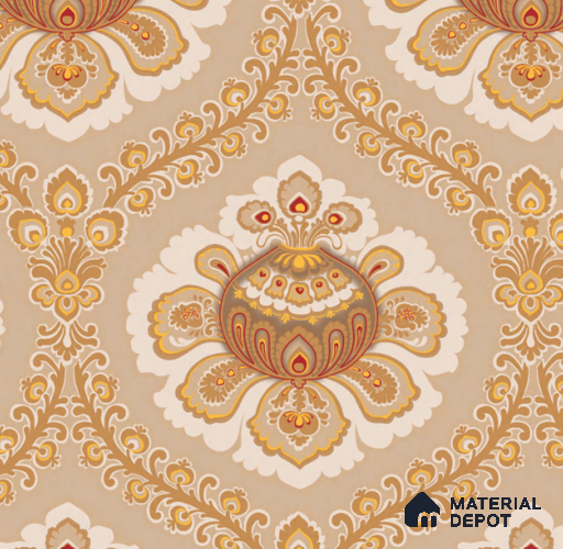 8042 | 10 Meter x 21 Inches Patterned Look Wallpaper - 57.37 Sq. Ft. | Minimum 15% wastage during installation