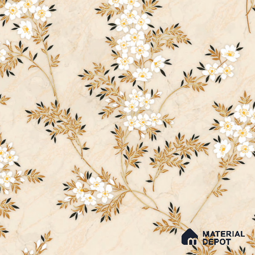 8048 | 10 Meter x 21 Inches Florals Look Wallpaper - 57.37 Sq. Ft. | Minimum 15% wastage during installation