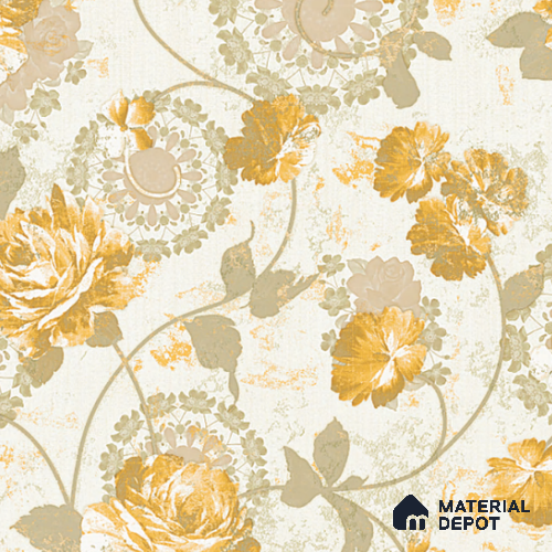 8062 | 10 Meter x 21 Inches Florals Look Wallpaper - 57.37 Sq. Ft. | Minimum 15% wastage during installation