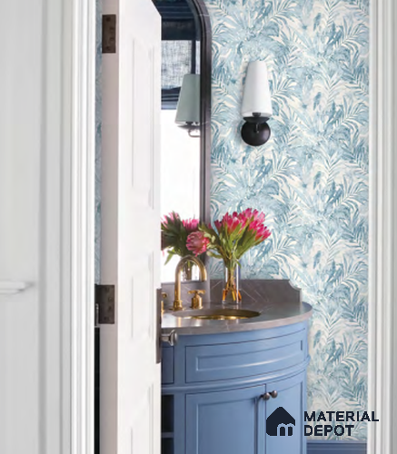 88616-4 | 5 Meter x 42 Inches Florals Look Wallpaper - 57.41 Sq. Ft. | Minimum 15% wastage during installation