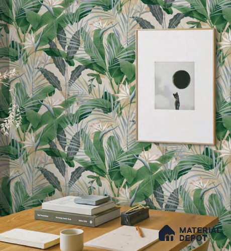 88624-1 | 5 Meter x 42 Inches Florals Look Wallpaper - 57.41 Sq. Ft. | Minimum 15% wastage during installation