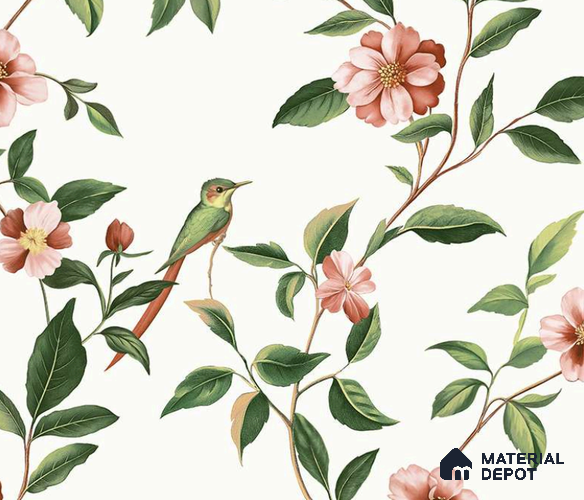 88655-1 | 4 Meter x 42 Inches Florals Look Wallpaper - 45.93 Sq. Ft.