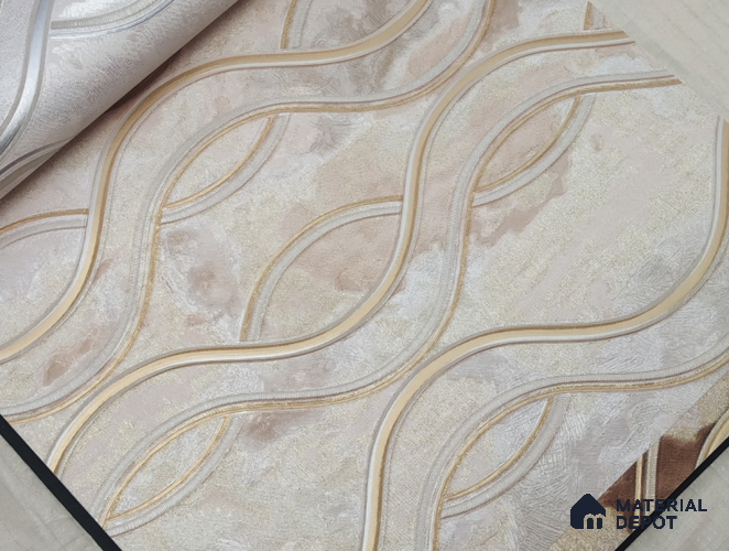 888019 | 10 Meter x 21 Inches Patterned Look Wallpaper - 57.05 Sq. Ft. | Minimum 15% wastage during installation