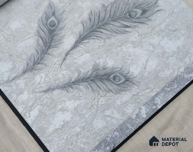 888025 | 10 Meter x 21 Inches Patterned Look Wallpaper - 57.05 Sq. Ft. | Minimum 15% wastage during installation