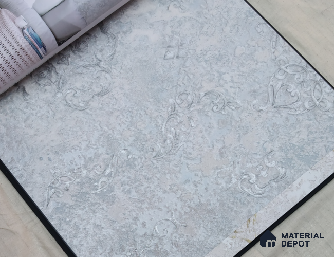 888046 | 10 Meter x 21 Inches Damask Look Wallpaper - 57.05 Sq. Ft. | Minimum 15% wastage during installation