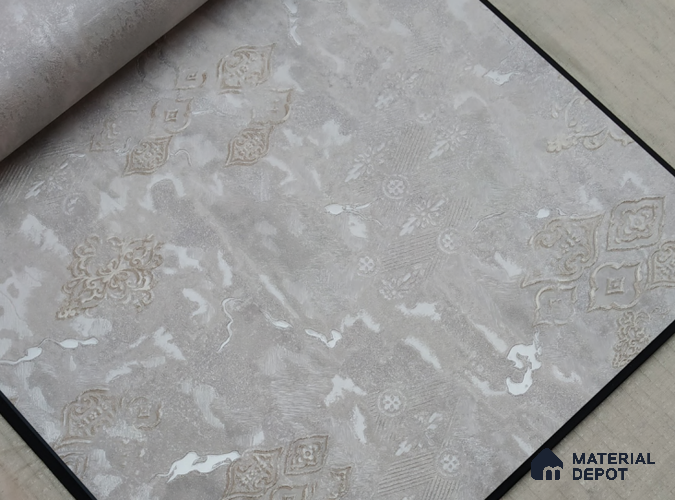 888049 | 10 Meter x 21 Inches Damask Look Wallpaper - 57.05 Sq. Ft. | Minimum 15% wastage during installation