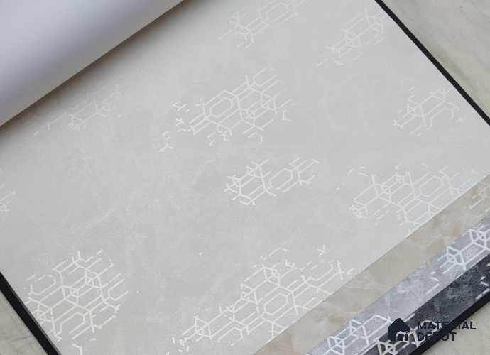 888053 | 10 Meter x 21 Inches Patterned Look Wallpaper - 57.05 Sq. Ft. | Minimum 15% wastage during installation