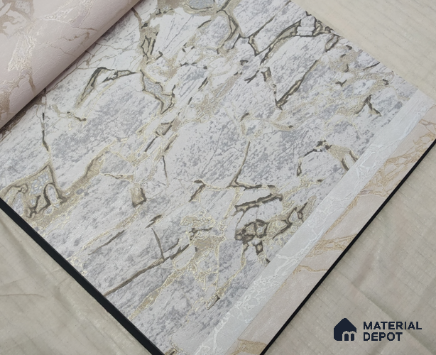 888007 | 10 Meter x 21 Inches Texture Look Wallpaper - 57.05 Sq. Ft. | Minimum 15% wastage during installation