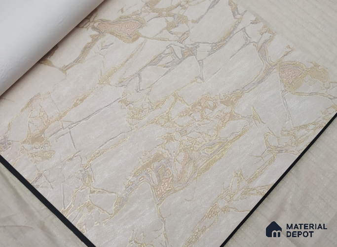 888009 | 10 Meter x 21 Inches Texture Look Wallpaper - 57.05 Sq. Ft. | Minimum 15% wastage during installation