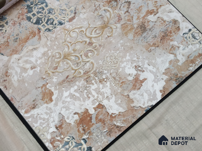 888042 | 10 Meter x 21 Inches Patterned Look Wallpaper - 57.05 Sq. Ft. | Minimum 15% wastage during installation