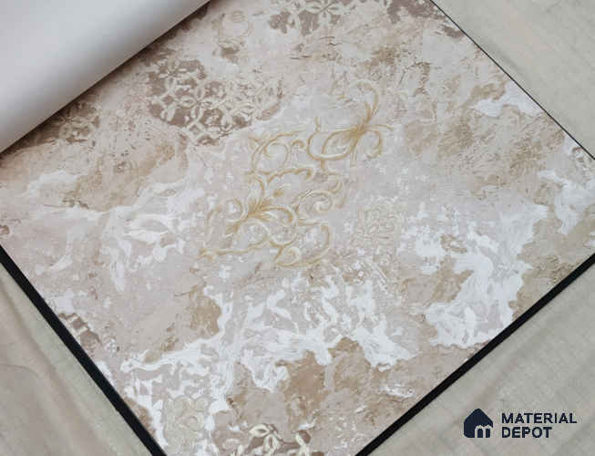 888043 | 10 Meter x 21 Inches Patterned Look Wallpaper - 57.05 Sq. Ft. | Minimum 15% wastage during installation