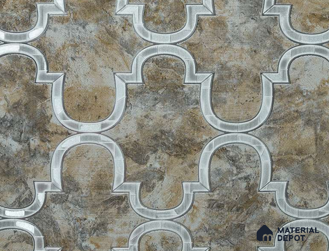 88901 | 5 Meter x 42 Inches Patterned Look Wallpaper - 57.41 Sq. Ft. | Minimum 15% wastage during installation