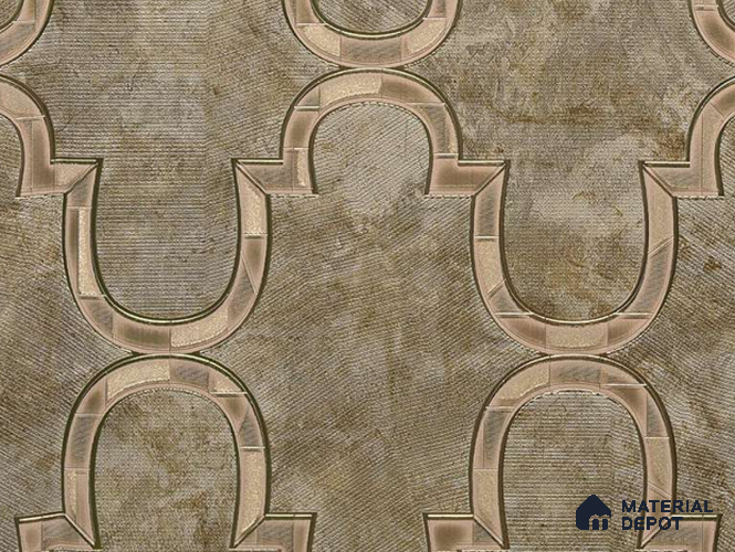 88906 | 5 Meter x 42 Inches Patterned Look Wallpaper - 57.41 Sq. Ft. | Minimum 15% wastage during installation