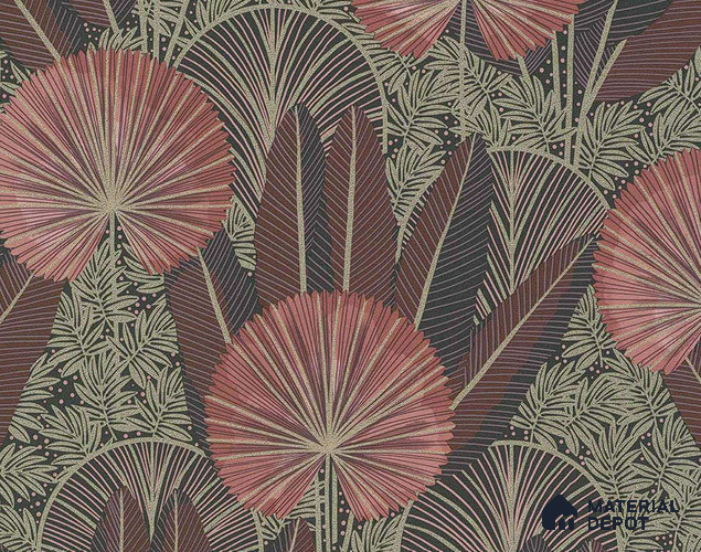 A54702 | 10 Meter x 21 Inches Tropical Look Wallpaper - 57.41 Sq. Ft. | Minimum 15% wastage during installation