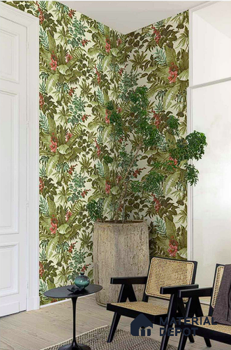 A55802 | 10 Meter x 21 Inches Florals Look Wallpaper - 57.41 Sq. Ft. | Minimum 15% wastage during installation