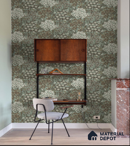 A63002 | 10 Meter x 21 Inches Florals Look Wallpaper - 57.41 Sq. Ft. | Minimum 15% wastage during installation