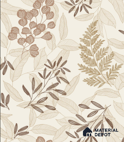 A63902 | 10 Meter x 21 Inches Florals Look Wallpaper - 57.41 Sq. Ft. | Minimum 15% wastage during installation